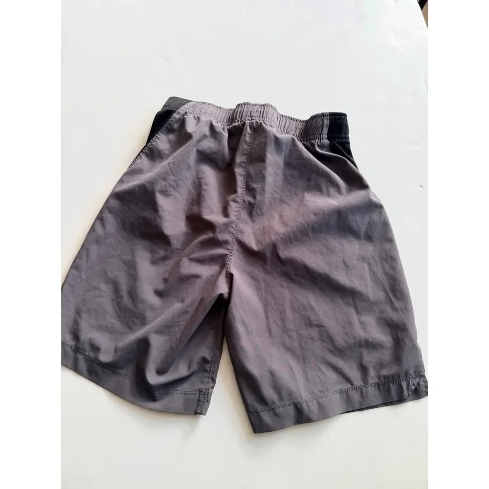 Old Navy Boys Gray Active Shorts - L - Drawstring Waist